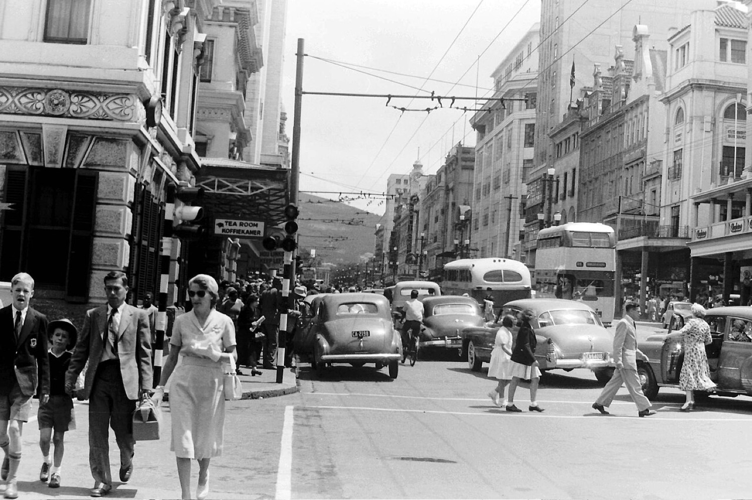 Adderley Street, Cape Town, 1950s