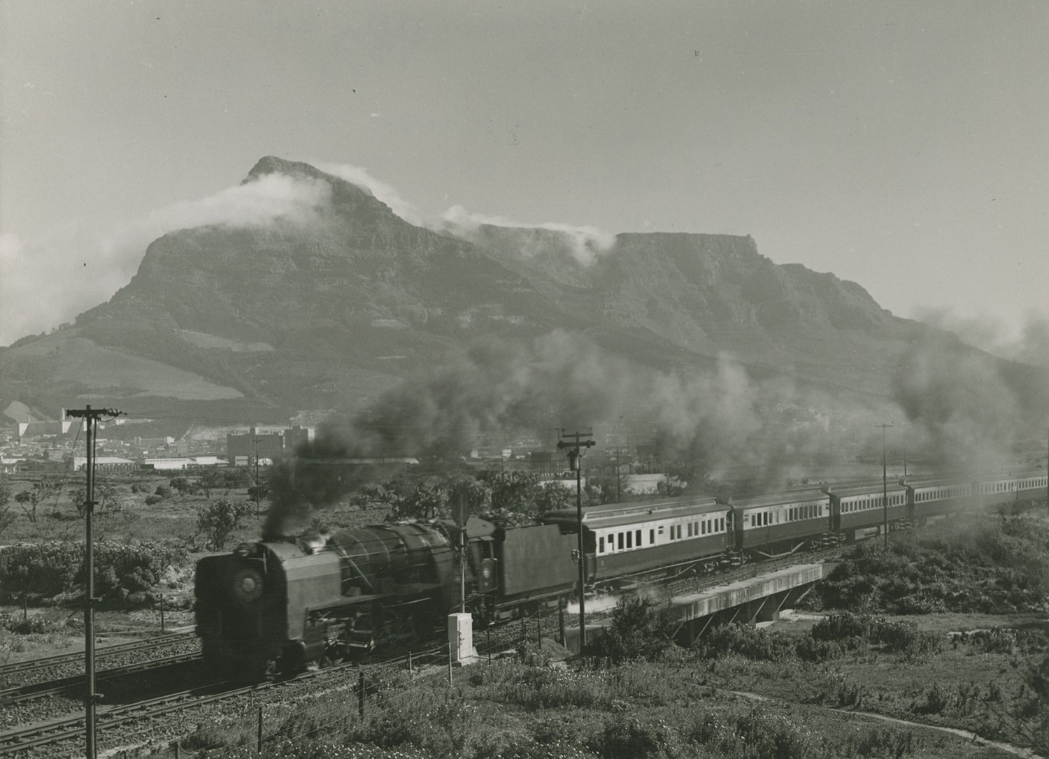 The Orange Express at Cape Town, 1955