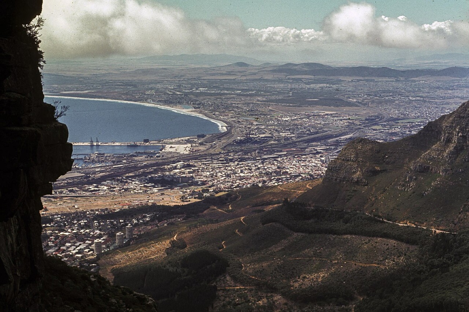 The City Bowl from above, 1983