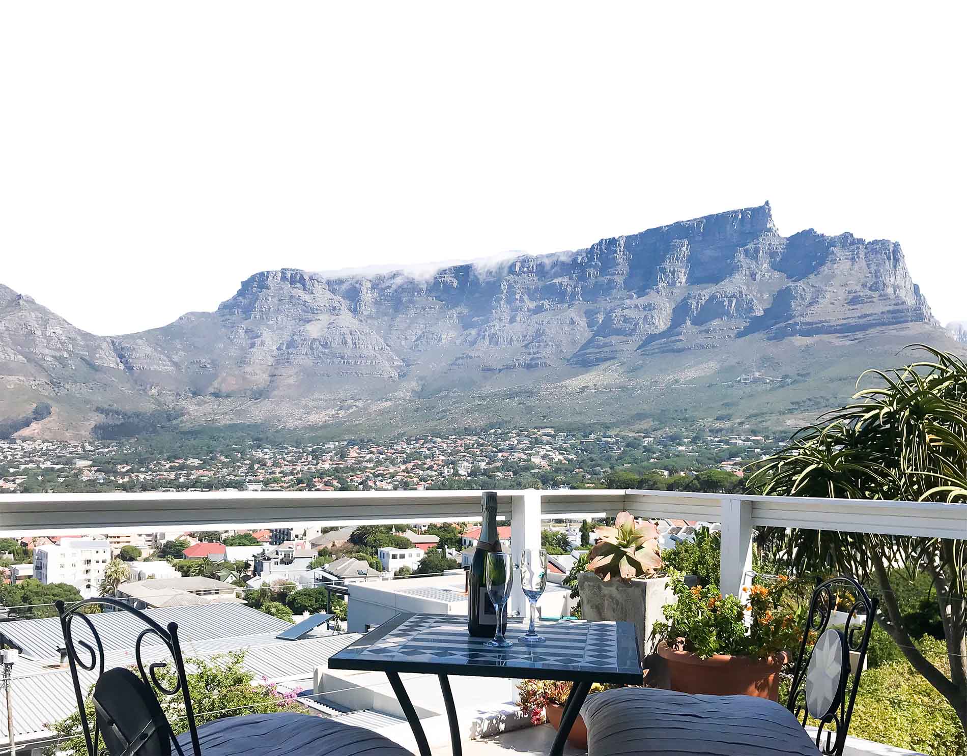 Sundowners on the balcony